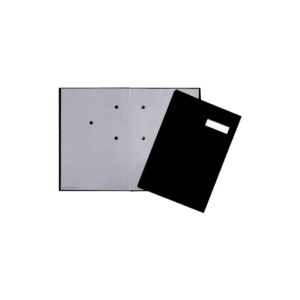 Unterschriftsmappe - 20 Fächer, schwarz