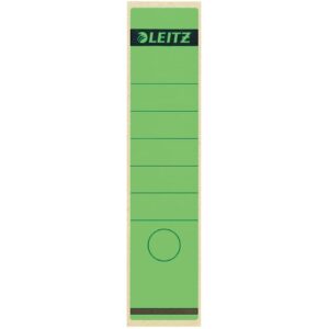 1640 Rückenschilder - Papier, lang/breit, 100 Stück, grün