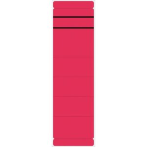 Ordnerrückenschilder - breit/lang, sk, 10 Stück, rot