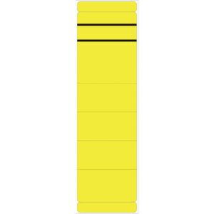 Ordnerrückenschilder - breit/kurz, sk, 10 Stück, gelb