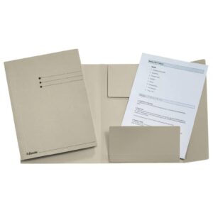 Jurismappe, A4, Manilakarton 275 g/qm, grau