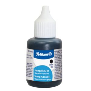 Stempelfarbe Sorte 84 - 30 ml, schwarz, Kunststoff-Behälter mit Spritzdüse