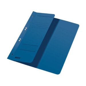 3740 Ösenhefter - 1/2 Vorderdeckel, A4, kfm. Heftung, Manilakarton, blau