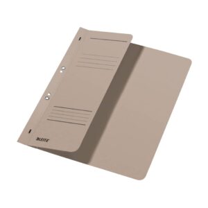 3740 Ösenhefter - 1/2 Vorderdeckel, A4, kfm. Heftung, Manilakarton, grau