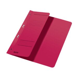 3740 Ösenhefter - 1/2 Vorderdeckel, A4, kfm. Heftung, Manilakarton, rot