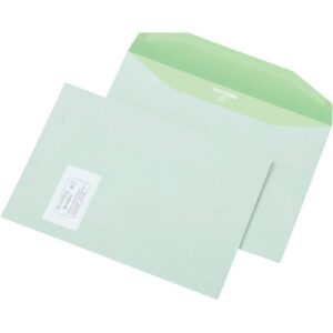 Kuvertierumschlag - C4 , gummiert, 90 g/qm, mit Fenster, 500 Stück