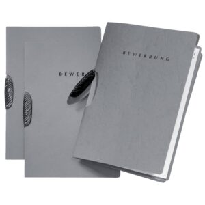 Bewerbungsmappe Swing - grau