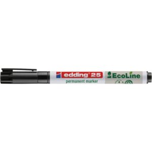 25 Permanentmarker EcoLine - 1 - 5 mm, schwarz, nachfüllbar