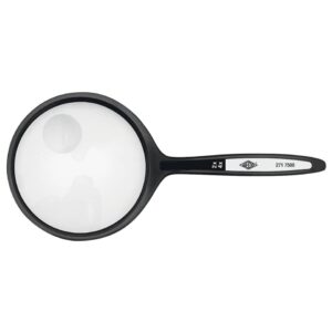 Rundlupe Ø 6,35 cm - Vergrößerung 2-/4-fach