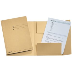 Jurismappe, A4, Manilakarton 275 g/qm, chamois