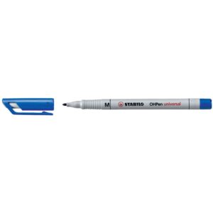 Folienstift - OHPen universal - wasserlöslich medium - Einzelstift - blau