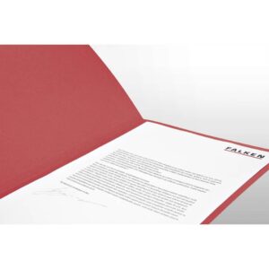 Aktendeckel - A4 rot, Manilakarton 250 g/qm
