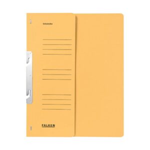 Einhakhefter A4 1/2 Vorderdeckel kfm. Heftung, chamois, Manilakarton, 250 g/qm