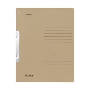 Einhakhefter A4 1/1 Vorderdeckel kfm. Heftung, grau, Manilakarton, 250 g/qm