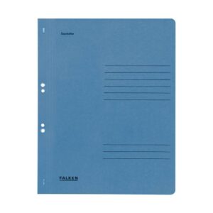 Ösenhefter - A4 1/1 Vorderdeckel, blau, Manilakarton, 250 g/qm