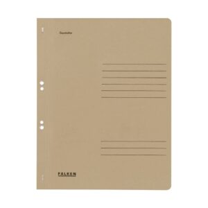 Ösenhefter - A4 1/1 Vorderdeckel, grau, Manilakarton, 250 g/qm