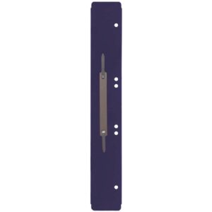 Heftstreifen aus Kunststoff, lang - blau, 25 Stück