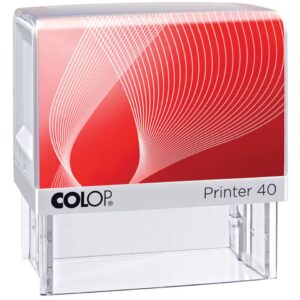 Printer 40 mit Logo - für max. 6 Zeilen mit Logo, 23 x 59 mm