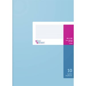 Spaltenbuch Kopfleisten-Ausführung - A4, 10 Spalten, 40 Blatt, Schema über 2 Seite
