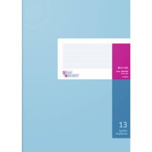 Spaltenbuch Kopfleisten-Ausführung - A4, 13 Spalten, 40 Blatt, Schema über 2 Seite