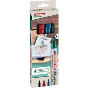 25 Permanentmarker EcoLine - nachfüllbar, 1 - 5 mm, sortiert