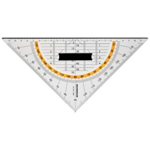 Geometrie-Dreieck - 250 mm, Schneidekante, Griff