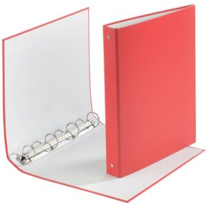 Ringmappe, A4, 4-Ring, 30mm, rot