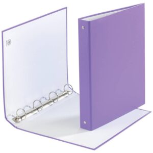 Ringmappe, A4, 4-Ring, 30mm, violett