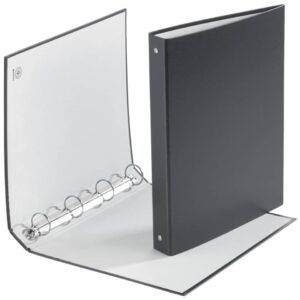 Ringmappe, A4, 4-Ring, 30mm, schwarz