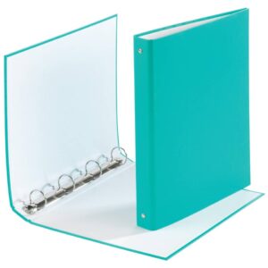 Ringmappe, A4, 4-Ring, 30mm, türkis