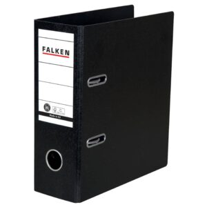 Ordner - A5 hoch, 80mm, Hartpappe, schwarz
