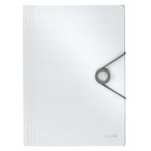 4563 Dreiflügelmappe Solid - A4, PP, weiß