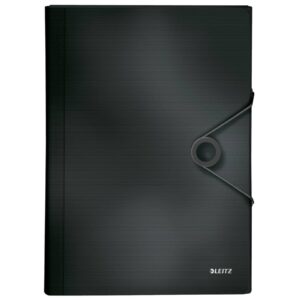 4579 Fächermappe Solid - 6 Fächer, A4, 250 Blatt, PP, schwarz