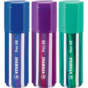 Premium-Filzstift - Pen 68 - 20er Big Pen Box zufällig in einer der 3 Farben - mit 20 verschiedenen Farben