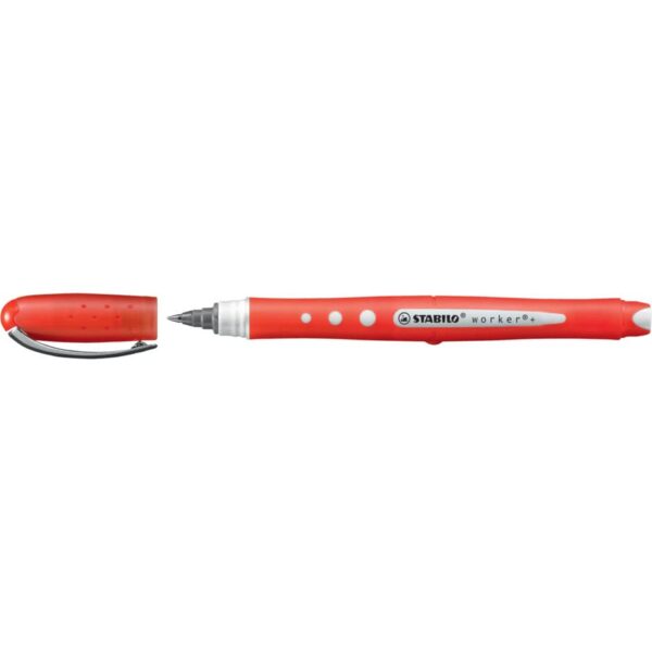 Tintenroller - worker+ colorful - medium - Einzelstift - rot