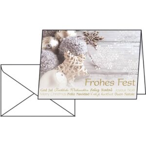 Weihnachts-Karten Christmas Feeling - A6 (A5), 25 Karten