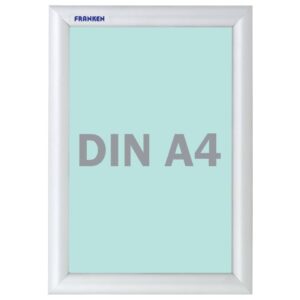 Schaukasten Wechselrahmen Security - Feuerfest, für DIN A4, silber