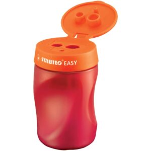 Ergonomischer Dosen-Spitzer für Rechtshänder - EASYsharpener - 3 in 1 - orange