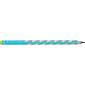 Ergonomischer Dreikant-Bleistift für Linkshänder - Easygraph in blau - Einzelstift - Härtegrad HB