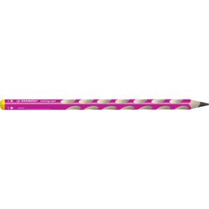 Ergonomischer Dreikant-Bleistift für Linkshänder - EASYgraph in pink - Einzelstift - Härtegrad HB