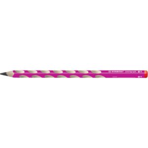 Ergonomischer Dreikant-Bleistift für Rechtshänder - EASYgraph in pink - Einzelstift - Härtegrad HB
