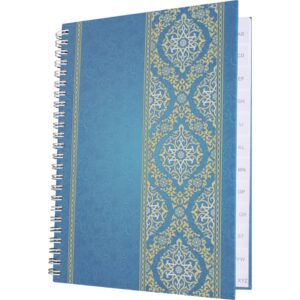 Notizbuch mit Register A-Z "Blue Orient" - A5, 48 Blatt