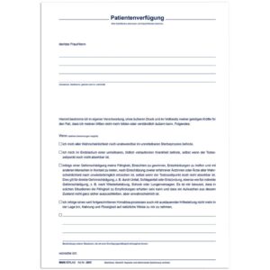 Mappe "Meine Patientenverfügung", DIN A4, 310 x 340 x 6 mm, dunkelblau