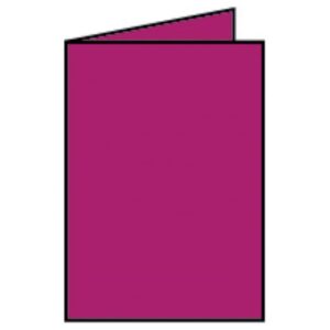 Briefkarte Paperado - A6, 220 g/qm, doppelt, hoch, amarena gerippt