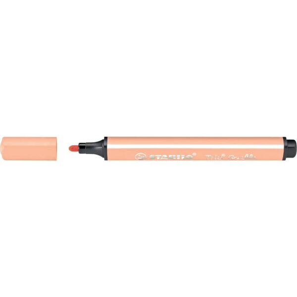 Gefederter Dreikant-Filzstift - Trio Scribbi - Einzelstift - apricot