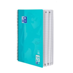 Collegeblock Touch LIN 27 - A4+, 80 Blatt, 90 g/qm, aqua