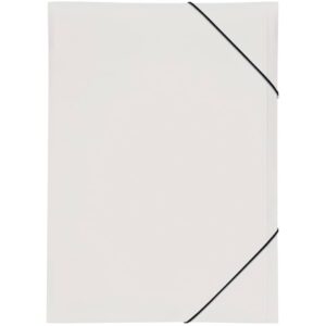 Gummizugmappe A3 weiß PP 3 Einschlagklappen