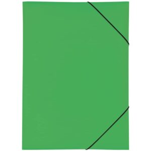 Gummizugmappe A3 grün PP 3 Einschlagklappen