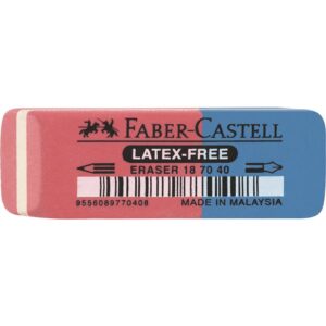 Radiergummi 7070-40 - 50 x 18 x 8mm, rot/blau