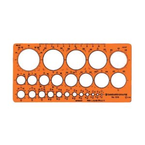 Kreisschablone Ø 1-36 mm (25 Kreise)